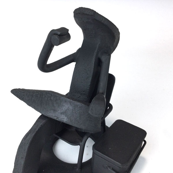 Beer Drinker in Chair Railroad Spike - Image 2